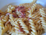 Fusilli Speck & Robiola, Ricetta veloce