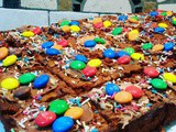 Golosi Brownies alla Nutella . . . vestiti in maschera