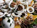 Insalata di Mare all'Arancia con Carciofi & Noci