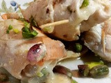 Involtini di Pollo al Marsala con Cuore Filante ai Pistacchi