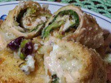 Involtini di Salmone con Zucchine Grigliate, Stracchino & Pistacchi