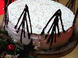 La mia molly cake Natalizia, con doppia farcitura di Crema Pasticcera alla Panna e al Cioccolato fondente . . per non farsi mancare nulla