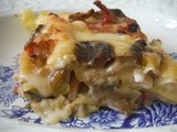 Lasagne Bianche con Funghi, Speck & Provola (senza besciamella)