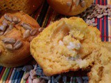 Muffin di Zucca con Cuore di Gorgonzola . . e che ve lo dico a fà