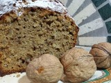 Plumcake integrale al Miele, Noci e Mandorle (Ricetta Light con Zucchero di Canna Integrale, senza Burro)