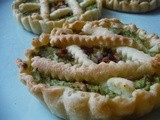 Tartellete ai Broccoli, Noci & Speck