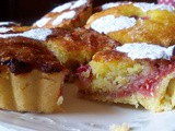 Tartellette con Frangipane al Cocco & Marmellata di Lamponi