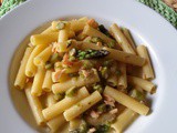 Tortiglioni Asparagi, Robiola & Salmone, Ricetta Facilissima & Veloce