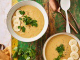 Delicious and creamy plantain soup recipe from Curaçao