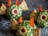 Halloween snack: little cheese devils