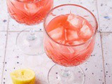 Refreshing Rhubarb Cocktail with Limoncello