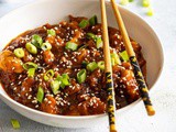 Sticky chicken from the instantpot