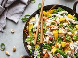 Thai salad with chinese cabbage and mango – quick, healthy and delicious