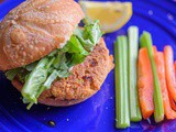 Air Fryer Canned Salmon Burgers