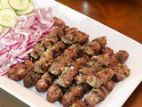 Beef Kofta Kebabs with Garlic-Tahini Sauce