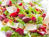 Beet Salad with Barley, Arugula and Parmesan