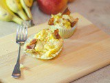 Breakfast Cornbread Cupcakes with Smokey Bacon, Gouda and Eggs