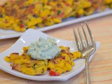 Corn and Yellow Squash Fritters