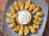 Crispy Air Fried Artichoke Hearts with Garlic Aioli