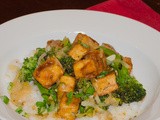 Crispy Lemon Tofu with Broccoli