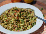 Mediterranean Chopped Salad with Lentils