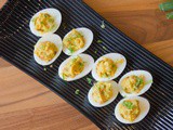 Miso-Bacon Deviled Eggs