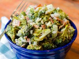 Roasted Broccoli & Bacon Salad