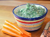 Spinach and Caramelized Leek Dip (Greek Yogurt Version)