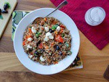 Wheat Berry and Roasted Red Pepper Salad