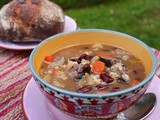 Beef Barley Soup  #Foodie Friday