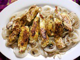 Chicken Tenders with Saffron from  Recipes from My Persian Kitchen  #Weekly Menu Plan
