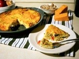 Crab Quiche with Potato Crust  #Foodie Friday