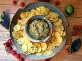 Guacamole with Tomatoes & Bell Peppers #French Fridays with Dorie