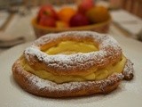 Paris-Brest: Cream Puff Ring  #French Fridays with Dorie