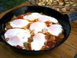 Peppers & Eggs Skillet Casserole: Sofrito con Huevo #Foodie Friday