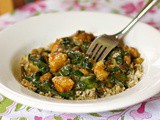 Quick Coconut Curry Shrimp #Weekly Menu Plan
