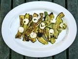 Roasted Zucchini with Mozzarella #River Cottage veg #Weekly Menu Plan