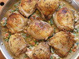 Simple Chicken Fricassee #Weekly Menu Plan