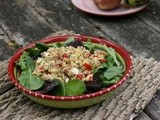 Wheat Berry & Tuna Salad (my version: Tuna Quinoa Salad) #French Friday's with Dorie