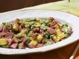 Yunnan Ham with Broad Beans & Goat Cheese  #The Yunnan Cookbook #Weekly Menu Plan