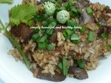 Fragrant Eggplant Rice (using Toshiba Rice Cooker)