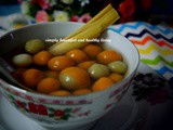 Happy Winter Solstice 冬至节快乐 and Tang Yuan 汤圆 (Chinese Glutinous Rice Balls) in Sweet Fragrant Osmanthus Lemongrass Pandan Sweet Soup
