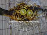 Pan Fried Siakap (Barramundi/Asian Seabass) with Sambal (Chilli Paste)