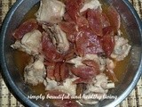 Simple Steamed Chicken with Chinese Sausage (lap cheong)