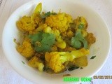 Adrarki Gobhi(cauliflower with ginger)