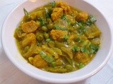 Capsicum and Soya chunks Curry(Green Pepper with Nutrela)