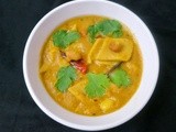 Dal Dhokli(strips of spicy dough cooked in flavorful lentils)