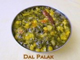 Dal palak( Spinach and Dal Curry)
