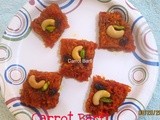 Gajar ki Barfi (Carrot Barfi)