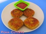 Poha Cutlets